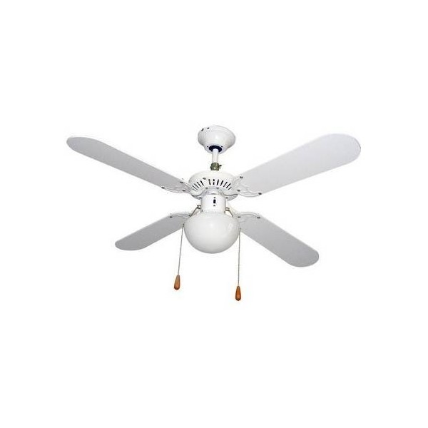 VENTILADOR TECHO 105CM CON LUZ 50W-3V 4 ASPAS VIVA