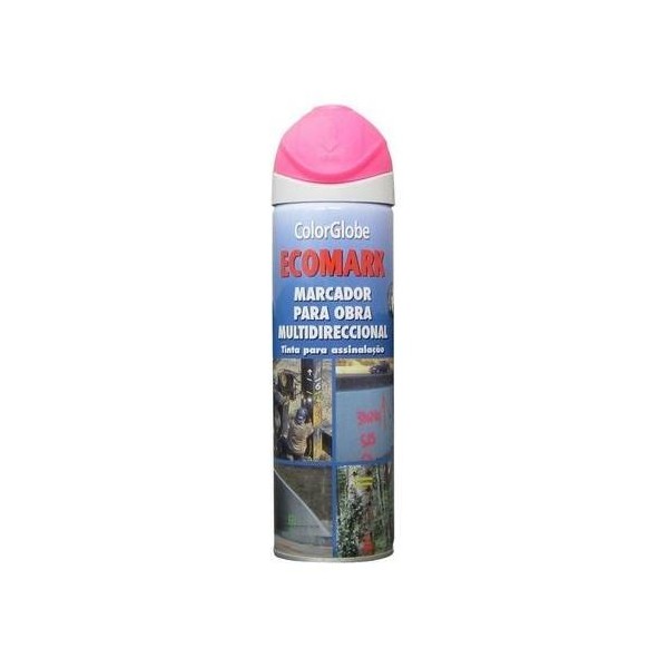 PINTURA MARCAJE OBRA FLUOR. SPRAY FUCSI 500 ML CRC