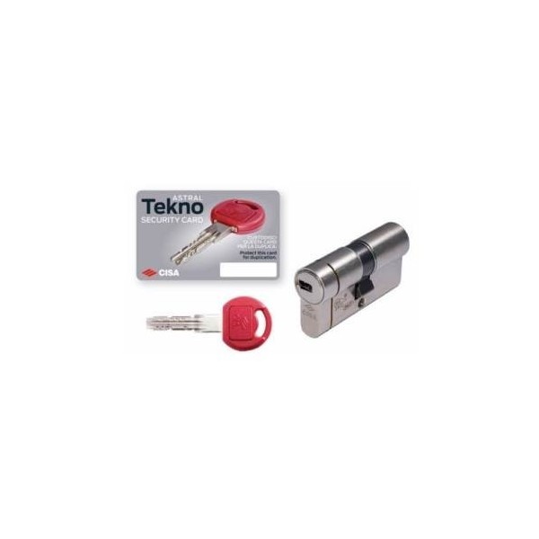 CILINDRO SEG 30X30MM TEKNO PRO LAT DOB.EMBR. CISA