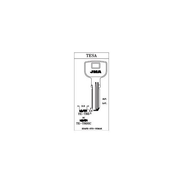 LLAVE ALPACA JMA TE-T80