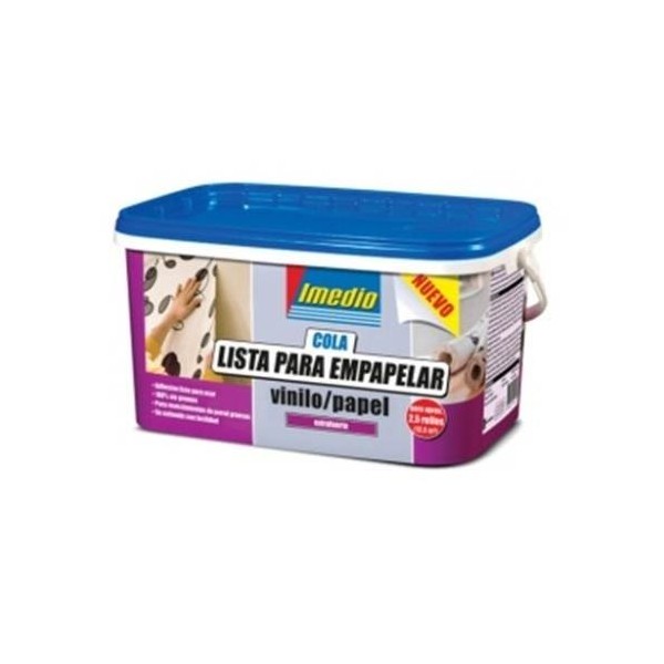 COLA EMPAPELAR PAPEL VINILICO 2,5 KG IMEDIO