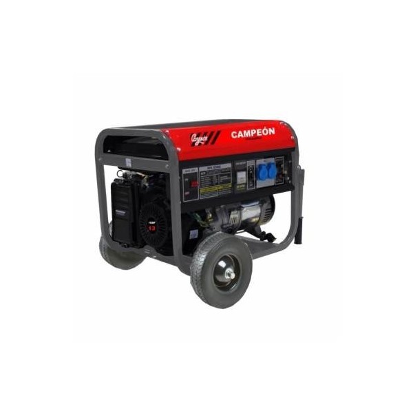 GENERADOR GASOLINA 13 CV 5KVA 25LT MK6500 CAMPEON