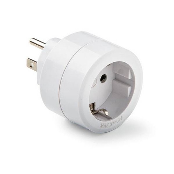 ADAPTADOR VIAJE 6A-250V USA-EUROPA POLIC BL FAMAT