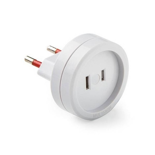 ADAPTADOR VIAJE 6A-250V EUROPA-USA POLIC BL FAMAT