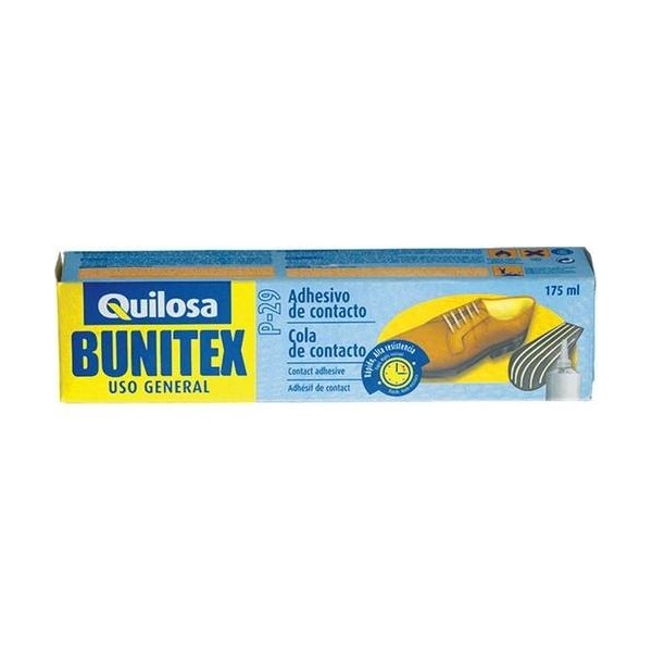 ADHESIVO CONTACTO 175 ML BUNITEX P-29 TUBO QUILOSA