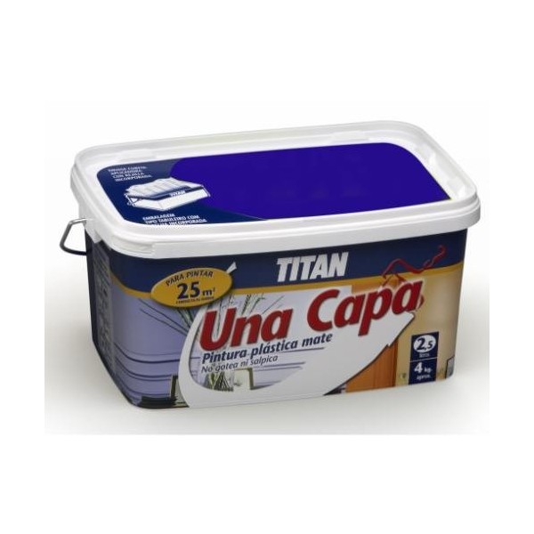 PINTURA PLAST MATE 2,5 LT GR/INT INT. MONO UNA CAP