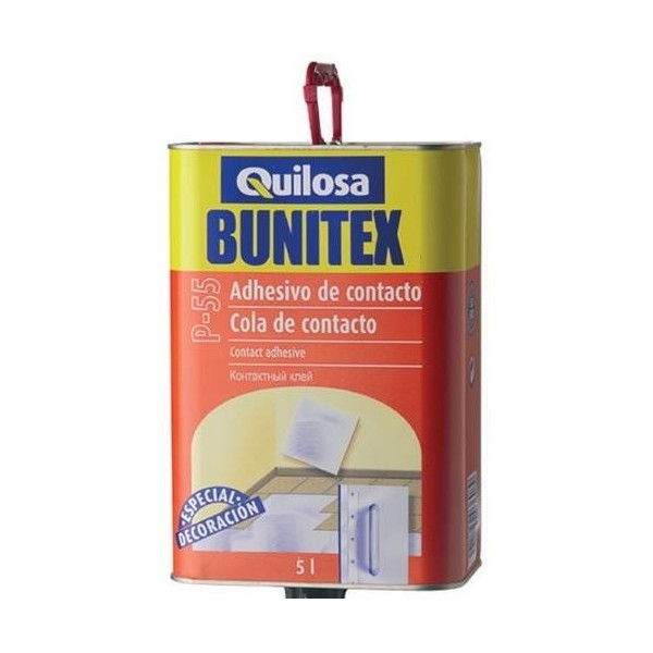 ADHESIVO CONTACTO 5 LT BUNITEX P-55 LATA QUILOSA