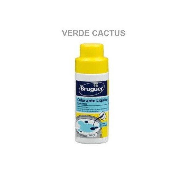 TINTE CONCENTRADO AL AGUA 50 ML VER/CAC EMULTIN BR