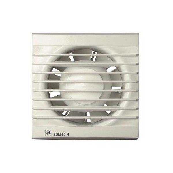 EXTRACTOR BAÑO AXIAL 80M3/H BL EDM 80-N S&P
