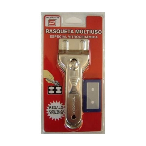 RASCADOR COCINA VITROCERAMICA TECNHOGAR 5 CUCHILLA