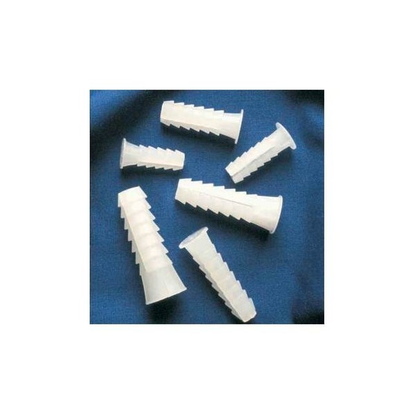 TACOS PARED BLANCOS 12X45MM (25 UND)