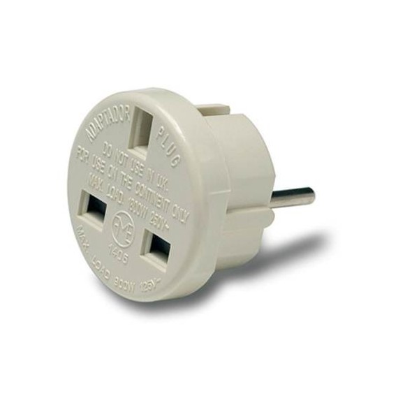 ADAPTADOR ELEC 45x45x45 10A-250V EUR-INGLES POLIC