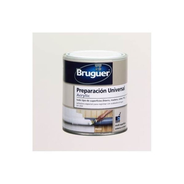 PINTURA PREP. MAD 750 ML BL INT/EXT AGUA ACRIL BRU