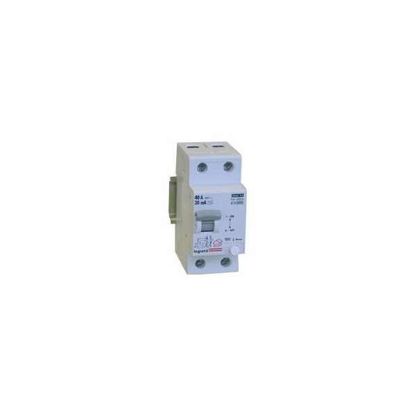 DIFERENCIAL ELEC 25 AMP 2 POLOS LEGRAND 402056