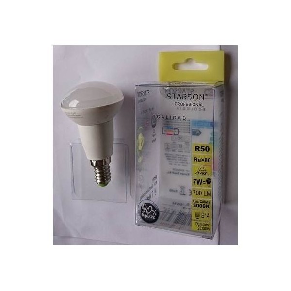 LAMPARA ILUMIN LED DICR GU10 6W 600LM 3000K STARSO