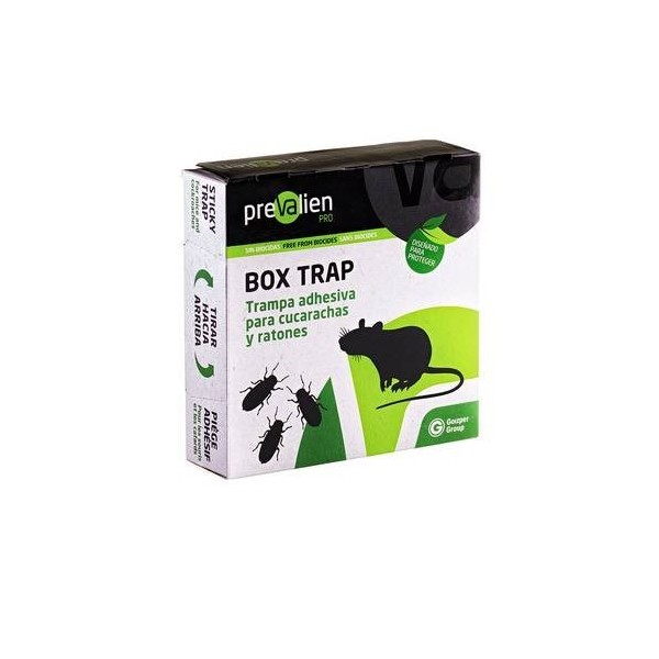 PREVALIEN BOX TRAP TRAMPA ADHESIVA CUCHARACHAS-RA