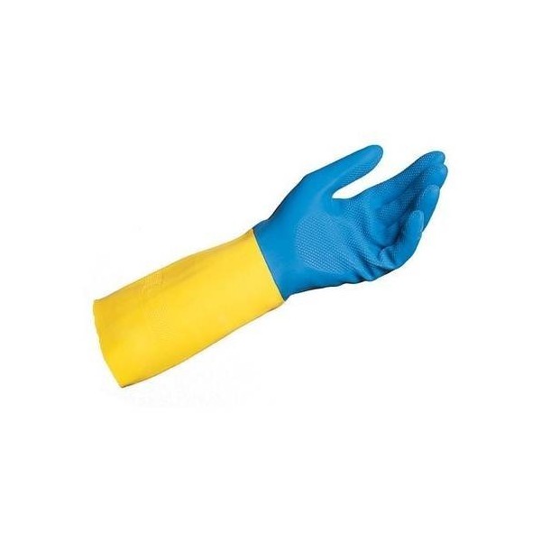 GUANTE DESECHABLE T-UNICA LATEX LUNA 8 PZ