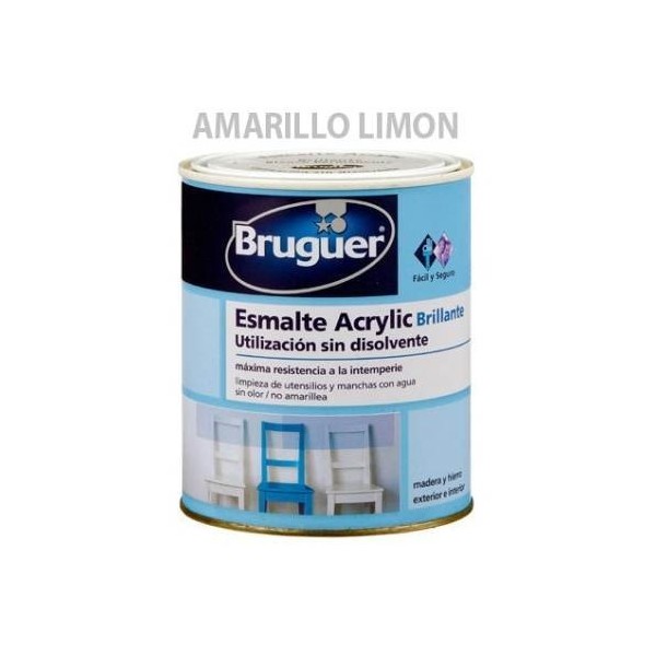 ESMALTE ACRIL BRI. 250 ML AMA/LIM INT/EXT S/OLOR B