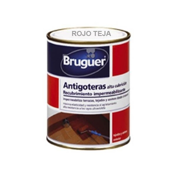 PINTURA ANTIGOTERAS 4 LT RO/TE MATE ALTA CUBRI. BR