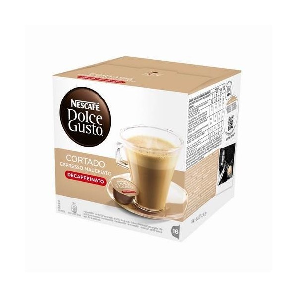 CAPSULA CAFE DESCAFEINADO CON LECHE NESCAFE DOLCE