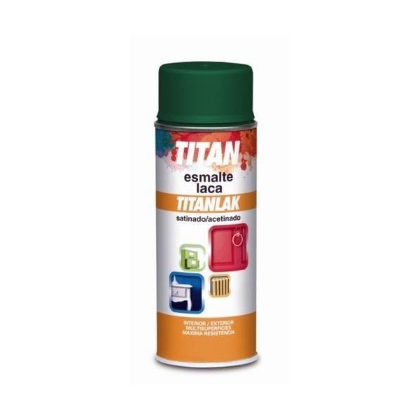 ESMALTE LACA SAT. SPRAY 200 ML BL TITAN