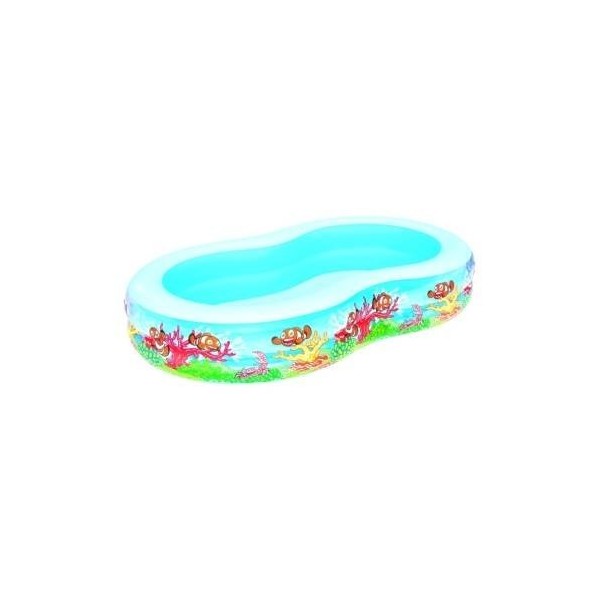 PISCINA HINCH OV 262X157X46CM FAM FONDO MAR BESTWA