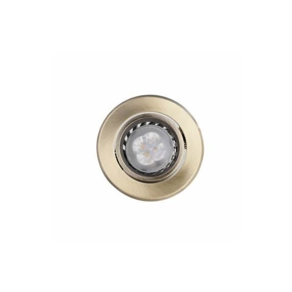 FOCO BASCUL LED GU10 4W MET BRONCE RDO MEGALED