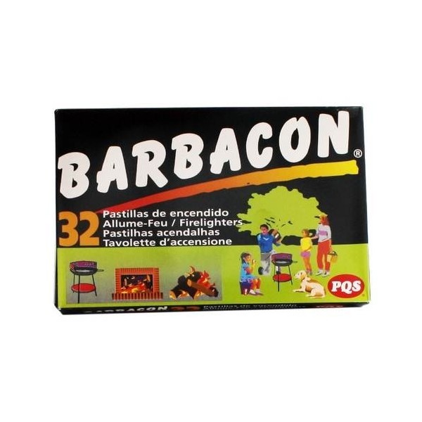 PASTILLA ENCENDIDO BARBACOA BARBACON PQS 32 PZ