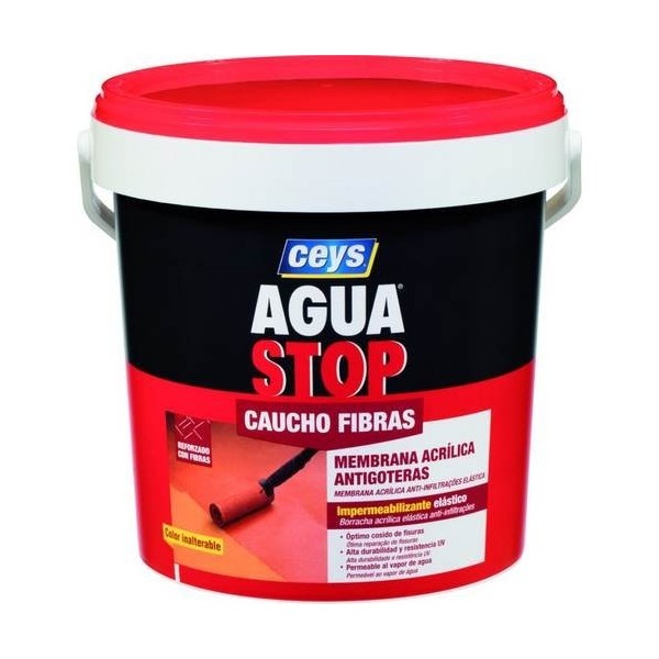 PINTURA IMPERM. CAU/ACR 5 KG RO FIB ANTIG AGUASTO