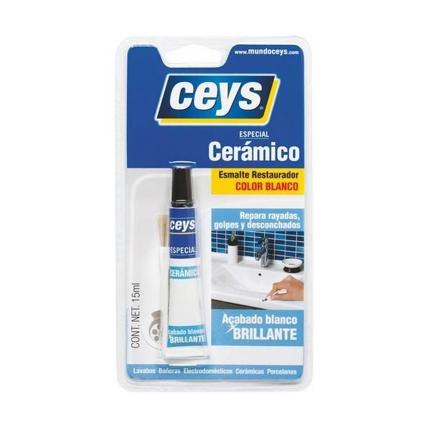 ESMALTE RESTAURADOR CERAM 15 ML BL/BRI CEYS