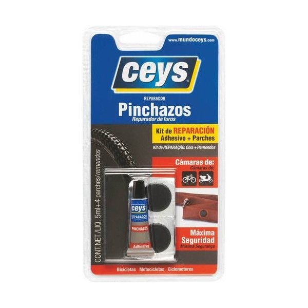 REPARADOR COCHE PINCHAZOS 5 ML CON PARCHES CEYS