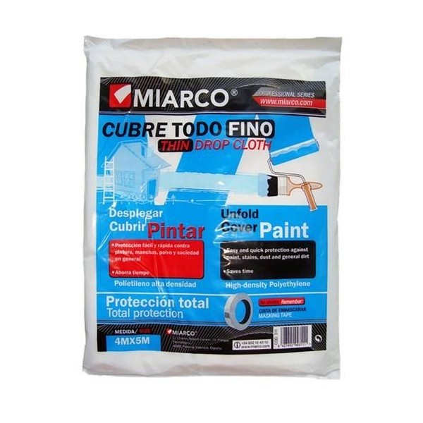 PLASTICO PROTECTOR 04MTx05MT FINO CUBRETODO MIARCO