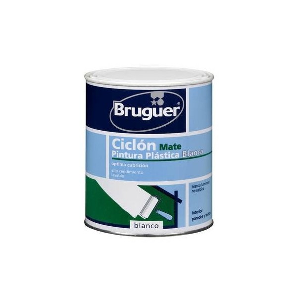 PINTURA PLAST MATE 750 ML BL INT. MO BRUGUER