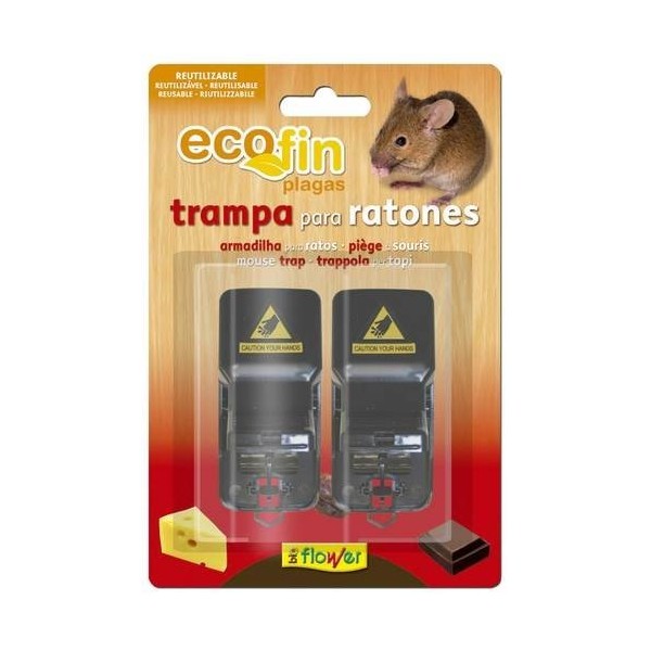 TRAMPA RATONES MECANICA ECOFIN 1-70552 2 PZ