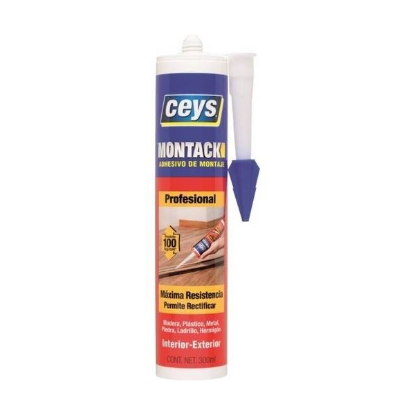 ADHESIVO MONTAJE 300 ML MONTACK CART CEYS