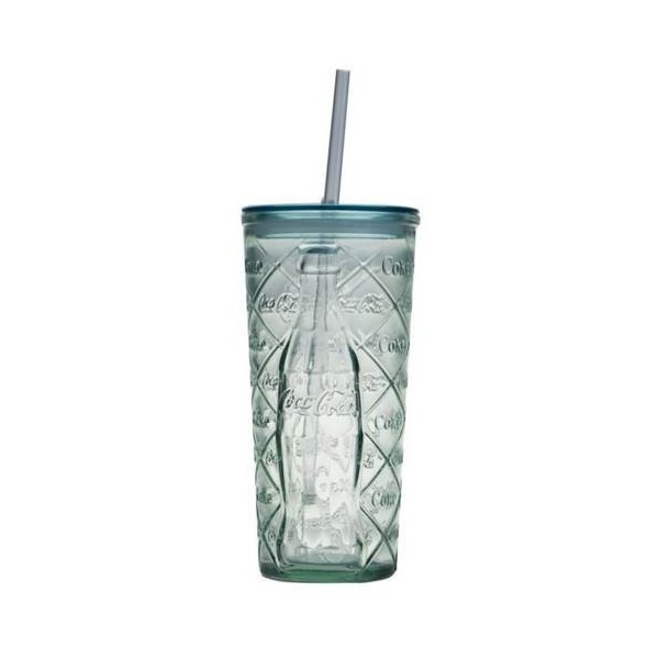 VASO MESA 500ML C/TAPA C/PAJITA N§5 COCA COLA V.SA