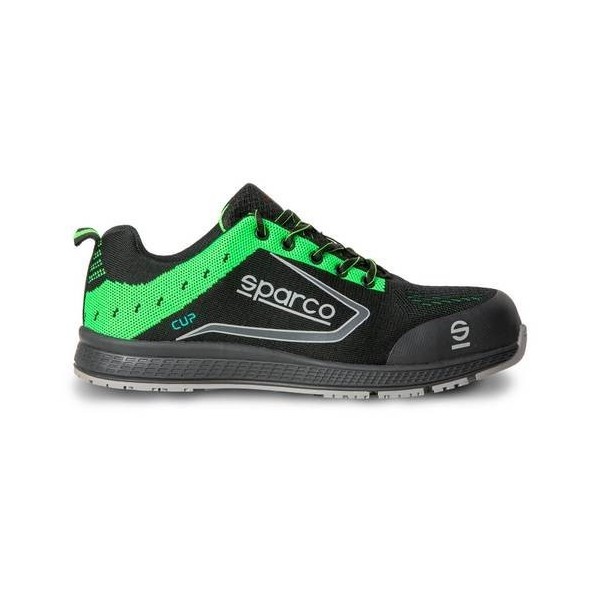 ZAPATO SEG T45 NEGRA/VERDE CUP 07526NRVF