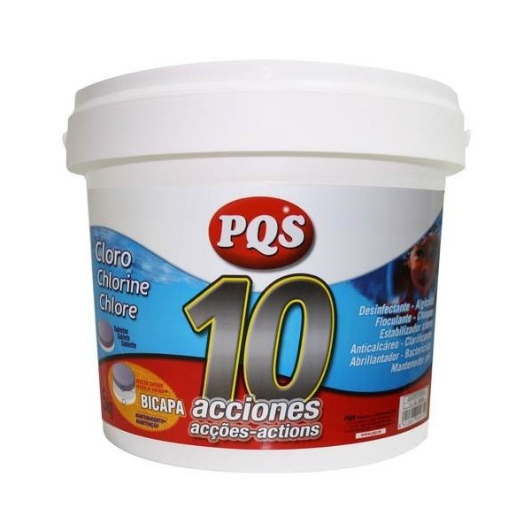 CLORO 10 ACCIONES BICAPA B. 5 KG