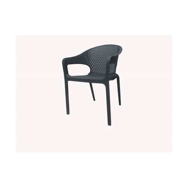 SILLA JARD 56,5X58X80CM PAINE PP GRAFIT