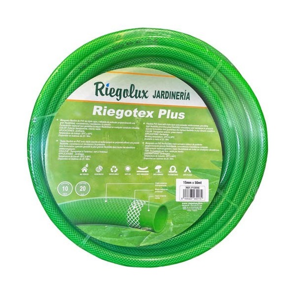 RGX MANGUERA RIEGOTEX PLUS 15X50MTS