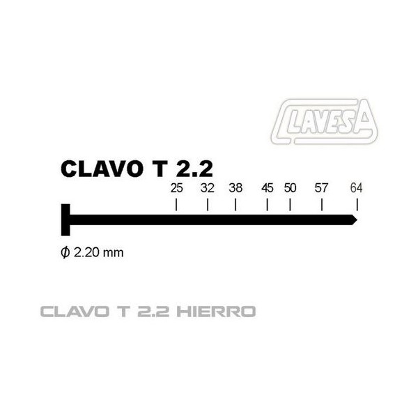 CLAVO MODELO T 64MM CT2264 1.0